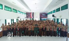 Tingkatkan Kualitas Kepemimpinan, Dandim Kab. Sukabumi Berikan Pengarahan kepada Adik-Adik Pramuka
